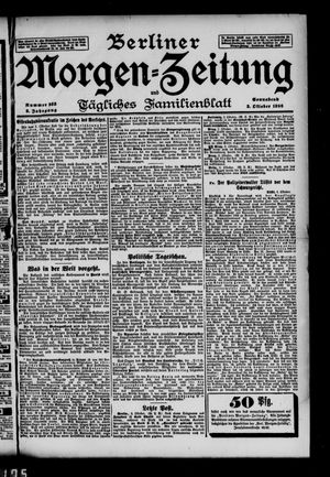 Berliner Morgen-Zeitung vom 03.10.1896