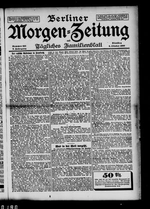 Berliner Morgen-Zeitung vom 06.10.1896