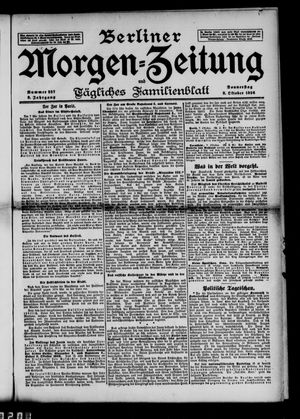 Berliner Morgen-Zeitung vom 08.10.1896
