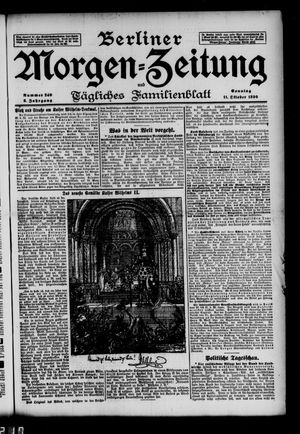 Berliner Morgen-Zeitung vom 11.10.1896