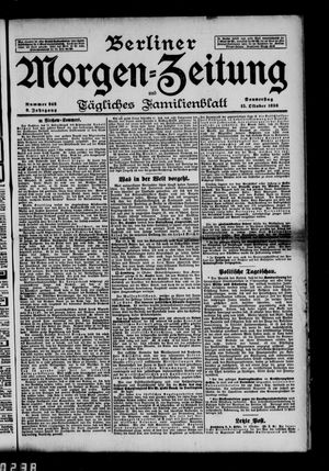 Berliner Morgen-Zeitung vom 15.10.1896