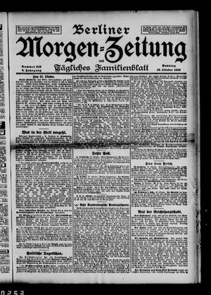 Berliner Morgen-Zeitung vom 18.10.1896