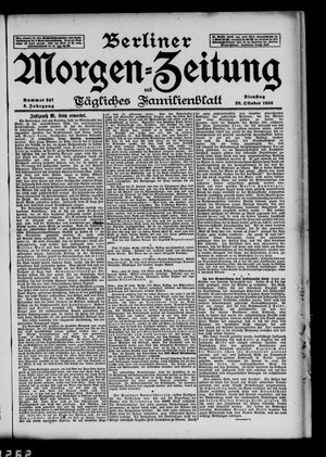Berliner Morgen-Zeitung vom 20.10.1896