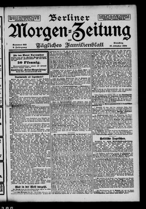 Berliner Morgen-Zeitung vom 27.10.1896