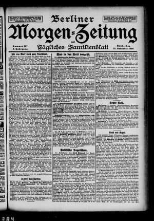 Berliner Morgen-Zeitung vom 12.11.1896