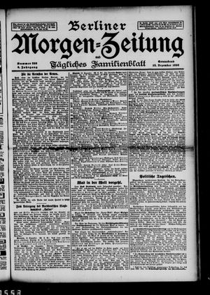 Berliner Morgen-Zeitung vom 12.12.1896