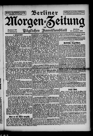 Berliner Morgen-Zeitung vom 18.12.1896