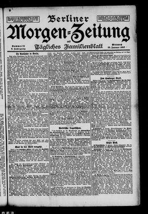 Berliner Morgenzeitung vom 13.01.1897