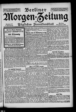 Berliner Morgen-Zeitung vom 22.01.1897