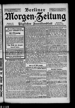 Berliner Morgenzeitung vom 28.01.1897