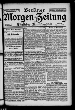 Berliner Morgenzeitung vom 02.02.1897