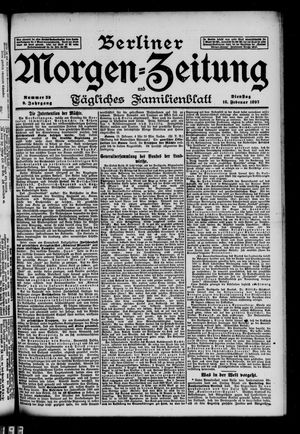 Berliner Morgen-Zeitung vom 16.02.1897