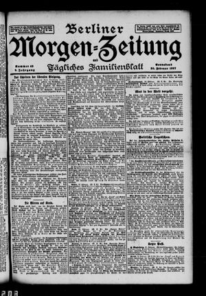 Berliner Morgen-Zeitung on Feb 20, 1897