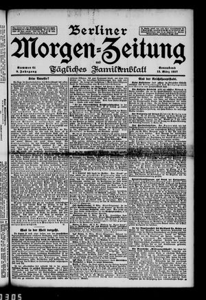 Berliner Morgenzeitung vom 13.03.1897