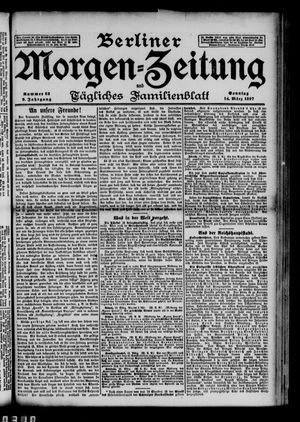 Berliner Morgenzeitung vom 14.03.1897