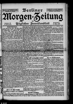 Berliner Morgenzeitung vom 18.03.1897