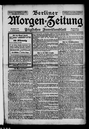 Berliner Morgen-Zeitung vom 01.04.1897