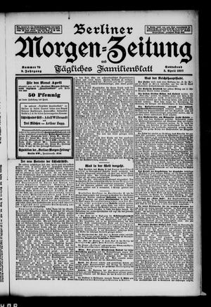 Berliner Morgenzeitung vom 03.04.1897