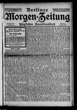 Berliner Morgen-Zeitung vom 04.04.1897