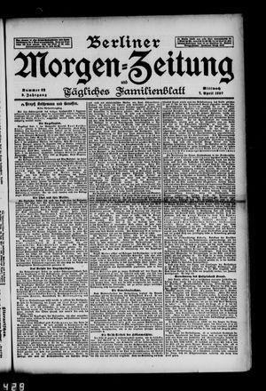 Berliner Morgenzeitung vom 07.04.1897