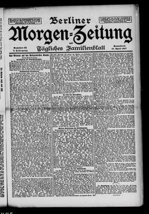 Berliner Morgenzeitung vom 10.04.1897