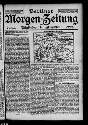 Berliner Morgenzeitung vom 18.04.1897