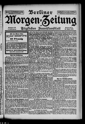 Berliner Morgenzeitung vom 22.04.1897
