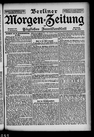 Berliner Morgen-Zeitung vom 12.05.1897