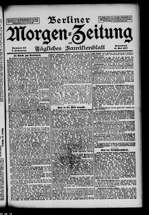 Berliner Morgen-Zeitung vom 15.05.1897