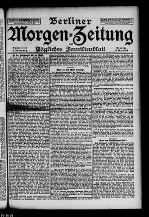 Berliner Morgen-Zeitung vom 16.05.1897