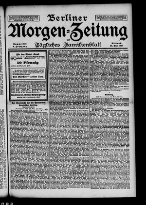 Berliner Morgen-Zeitung vom 19.05.1897