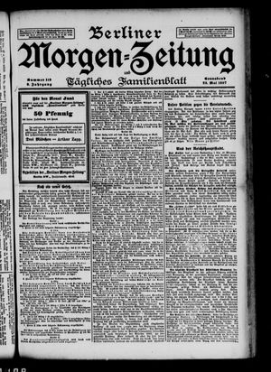 Berliner Morgen-Zeitung vom 22.05.1897