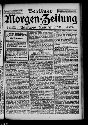 Berliner Morgen-Zeitung vom 23.05.1897
