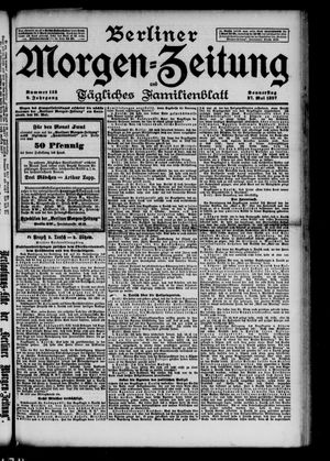 Berliner Morgen-Zeitung vom 27.05.1897