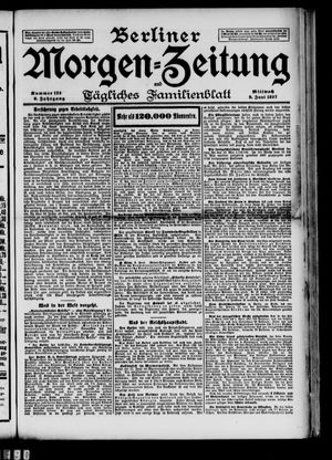 Berliner Morgen-Zeitung vom 09.06.1897