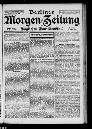 Berliner Morgen-Zeitung vom 13.06.1897
