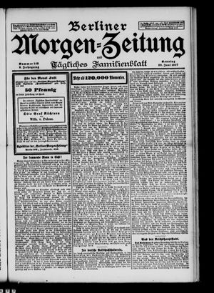 Berliner Morgen-Zeitung vom 20.06.1897