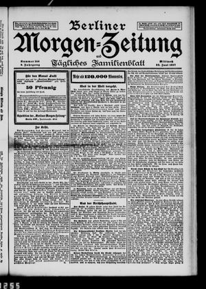 Berliner Morgen-Zeitung vom 23.06.1897