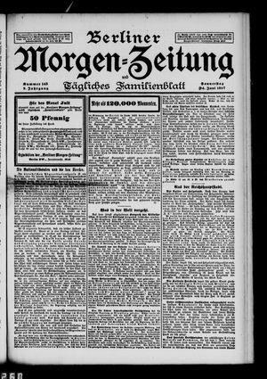Berliner Morgen-Zeitung vom 24.06.1897