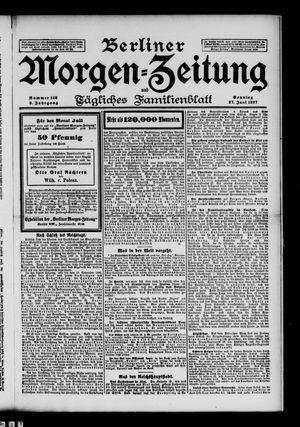 Berliner Morgen-Zeitung vom 27.06.1897