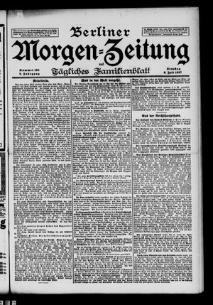 Berliner Morgen-Zeitung vom 06.07.1897