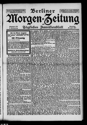 Berliner Morgen-Zeitung vom 25.07.1897
