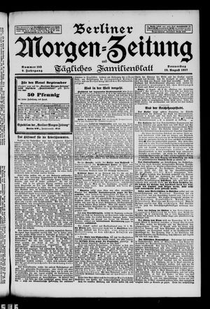 Berliner Morgen-Zeitung vom 19.08.1897