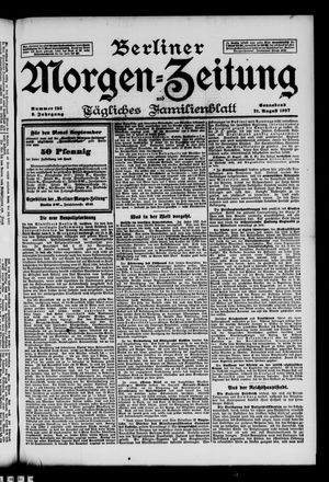 Berliner Morgen-Zeitung vom 21.08.1897