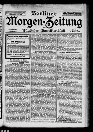 Berliner Morgen-Zeitung vom 31.08.1897