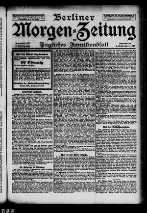 Berliner Morgen-Zeitung vom 04.09.1897