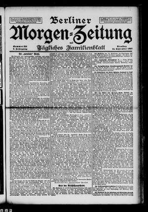 Berliner Morgen-Zeitung vom 14.09.1897