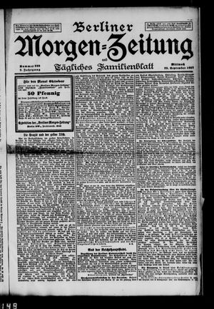Berliner Morgen-Zeitung vom 29.09.1897