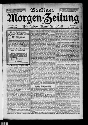 Berliner Morgen-Zeitung vom 01.10.1897