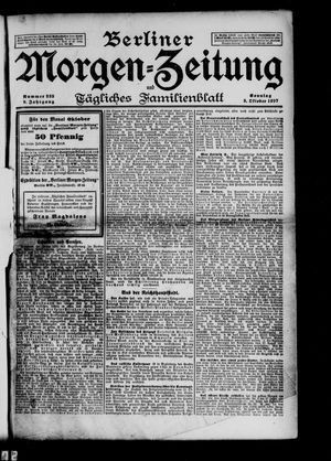 Berliner Morgen-Zeitung vom 03.10.1897